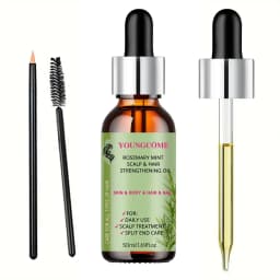 Rosemary Mint Scalp Hair Strengthening Oil,Deep Hydration,Repairs Damage,Enhances Shine,Promotes Growth,Smooths & Detangles