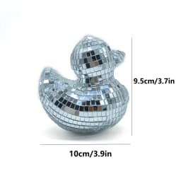 Home Disco Decoration Duck Disco Ball Duck Mirror Glass Decoration Creative Fun Crafts Desktop Decoration New Simple Duck