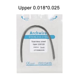 ELIJAH  Dental Stainless Steel Archwires For Dental Orthodontics Archwires Round/Rectangular 10PCS Teeth Braces Brackets