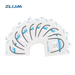 ELIJAH  Dental Stainless Steel Archwires For Dental Orthodontics Archwires Round/Rectangular 10PCS Teeth Braces Brackets
