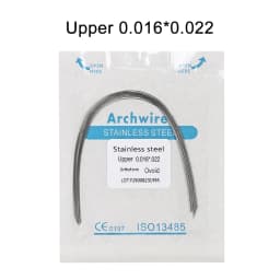 ELIJAH  Dental Stainless Steel Archwires For Dental Orthodontics Archwires Round/Rectangular 10PCS Teeth Braces Brackets