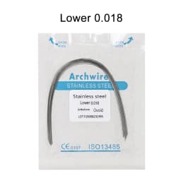 ELIJAH  Dental Stainless Steel Archwires For Dental Orthodontics Archwires Round/Rectangular 10PCS Teeth Braces Brackets