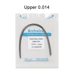 ELIJAH  Dental Stainless Steel Archwires For Dental Orthodontics Archwires Round/Rectangular 10PCS Teeth Braces Brackets