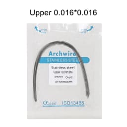 ELIJAH  Dental Stainless Steel Archwires For Dental Orthodontics Archwires Round/Rectangular 10PCS Teeth Braces Brackets