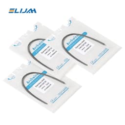 ELIJAH  Dental Stainless Steel Archwires For Dental Orthodontics Archwires Round/Rectangular 10PCS Teeth Braces Brackets