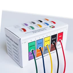 16-30AWG 5 Colors DIY Wire Silicone Tinned Copper Electronic Wire, 5-20 Meters per Axis, Stranded Wire Cable
