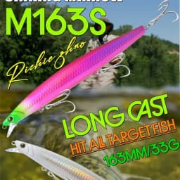 GREENSPIDER 16cm 33g New Long Casting Minnow Baits Floating Sea Fishing Lures Wobble Artificial Hard Baits Jerkbait Minnow