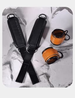 Adjustable Wrist Cuffs Neoprene Padded Straps for Cable Machines Resistant Band Strength Training Fitness Equipment