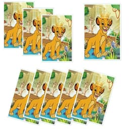 Lion King Simba Party Favors Animal Slap Bracelet Sticker Keychain Kids Birthday for Boys Festival Gifts Pinata Filler Gift