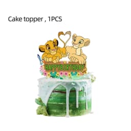 Lion King Simba Party Favors Animal Slap Bracelet Sticker Keychain Kids Birthday for Boys Festival Gifts Pinata Filler Gift