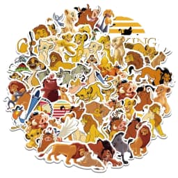 Lion King Simba Party Favors Animal Slap Bracelet Sticker Keychain Kids Birthday for Boys Festival Gifts Pinata Filler Gift