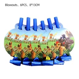 Lion King Simba Party Favors Animal Slap Bracelet Sticker Keychain Kids Birthday for Boys Festival Gifts Pinata Filler Gift