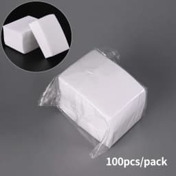 1000/600/500/100pcs Lint-Free Nail Cotton for UV Gel Polish Removal Wipes Paper Pads 100% Cotton Soft Non Woven Nail Cleaner Pad