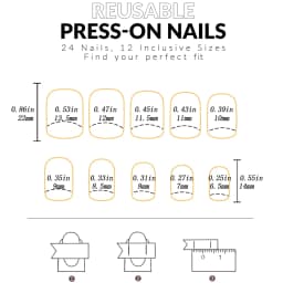 ARTAUG 24pcs Glossy Pink Press On Nails Medium Square Fake Nail Elegantstyle False Nail Full Cover Fake Nail For Stylish Women