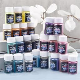 6/24/30Colors Epoxy Resin Dye Mica Powder Powdered Pigments Set Resin Mica Pearlescent Resin Pearl Natural Micas Colorants Resin