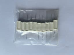 10 Pcs 5W Cement Resistor 0.5 2 30 33 100 330 1K ohm Ceramic Wirewound Resistors SQP5W 5Watt 0.22ohm 5ohm 47ohm Fixed Resistance