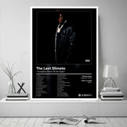 Never Broke Again AI YoungBoy 2 Rap Music Album Cover Poster Prints Wall Art Canvas Painting Picture Photo Gift Room Home Decor
