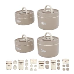 Thermal Lunch Box 304 Stainless Steel Multifunction Portable Insulated Lunch Container with Thermal Bag For School Student