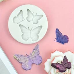 3 Butterfly Silicone Molds for Candles, Clay, and Resin - Insect Themed