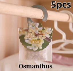 5/10pcs Wardrobe Hanging Sachets Lasting Fragrance Scented Bags for Closet Room Drawers Bathroom Air Freshener Aromatherapy