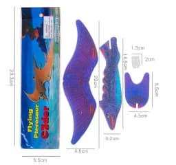 25Pcs Cartoon Dinosaur Hand Throw Flying Glider Planes Foam Airplane Outdoor Toys for Kids Birthday Party Favors Pinata Fillers