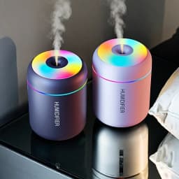 Air Humidifier Aromatic Diffuser Aromatherapy Spray Lamp Suitable for Automotive Household Bedroom Colorful Atmosphere Lights
