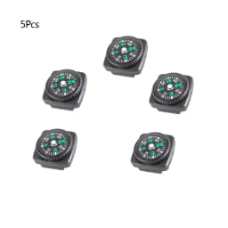 5/10/16Pcs Mini Pocket Oil Filled Compass Portable Wristband Compass Detachable Outdoor Camping Hiking Travel Navigation Tool