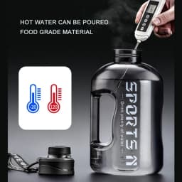 Large Capacity 2 Liter Water Bottle Sports Gym Water Kettle for Camping Travel BPA Free Drinking Bottles
