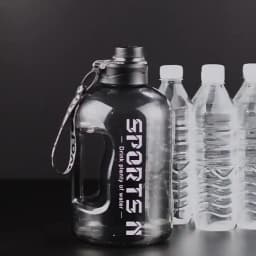 Large Capacity 2 Liter Water Bottle Sports Gym Water Kettle for Camping Travel BPA Free Drinking Bottles