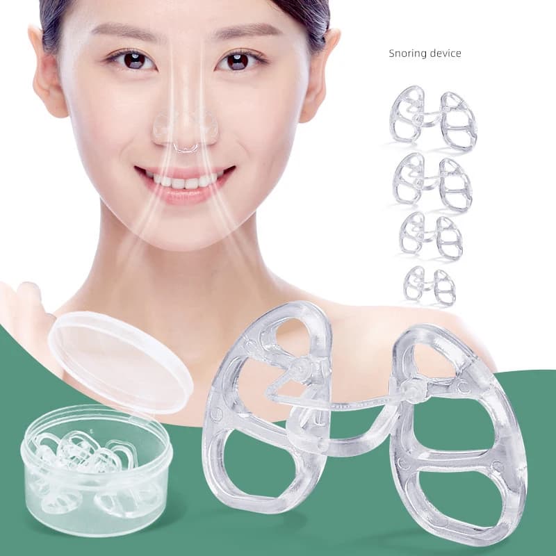 4/1Pcs Anti Snore Nose Clip Device Stop Snoring Sleeping Aid Equipment Anti-Snoring Breathe Aid Nasal Dilators For Better Sleep