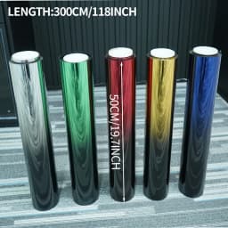 Gradient Solar Window Tint Film Color Changing Film Car Sun Shade Front Windshield Sunshade Protector Heat Insulation Universal