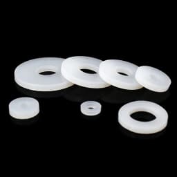 H2mm Flat Gasket M2-M42 Nitrile Silicone Fluorine Rubber NBR VMQ FKM Wear-Resistant Shock-Absorbing Waterproof Sealing Gasket