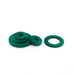 H2mm Flat Gasket M2-M42 Nitrile Silicone Fluorine Rubber NBR VMQ FKM Wear-Resistant Shock-Absorbing Waterproof Sealing Gasket