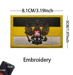 Russian Identification Badge KGB FSB Fabric Applique Embroidery Hook and Loop Patches,Russia Federal Military Tactical Emblemen