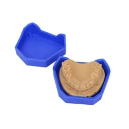 2/6Pcs Dental Model Base Silicon Plaster Model Base Denture Impression Trays Dentistry Former Base Kit Dentist Laboratory Tools