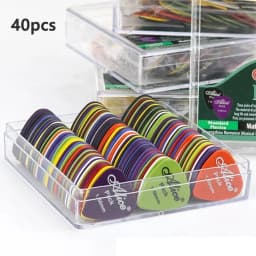 10/20/40/60/100Pcs Guitar Picks Acoustic Electric Bass Plectrum Mediator Guitar Accessories Thickness 0.58 - 1.5 mm