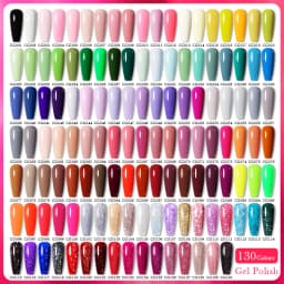 BORN PRETTY 130Colors Nail Gel Polish 10ml Vernis Semi Permanent Nail Art Manicure Soak Off LED UV Gel Nail Polish Nail Supplies
