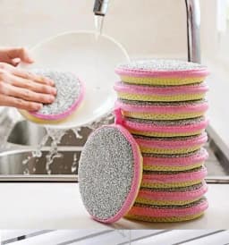 5/10/20Pcs Double Side Dishwashing Sponge Dish Washing Brush Pan Pot Dish Wash Sponges Household Cleaning Kitchen Tools