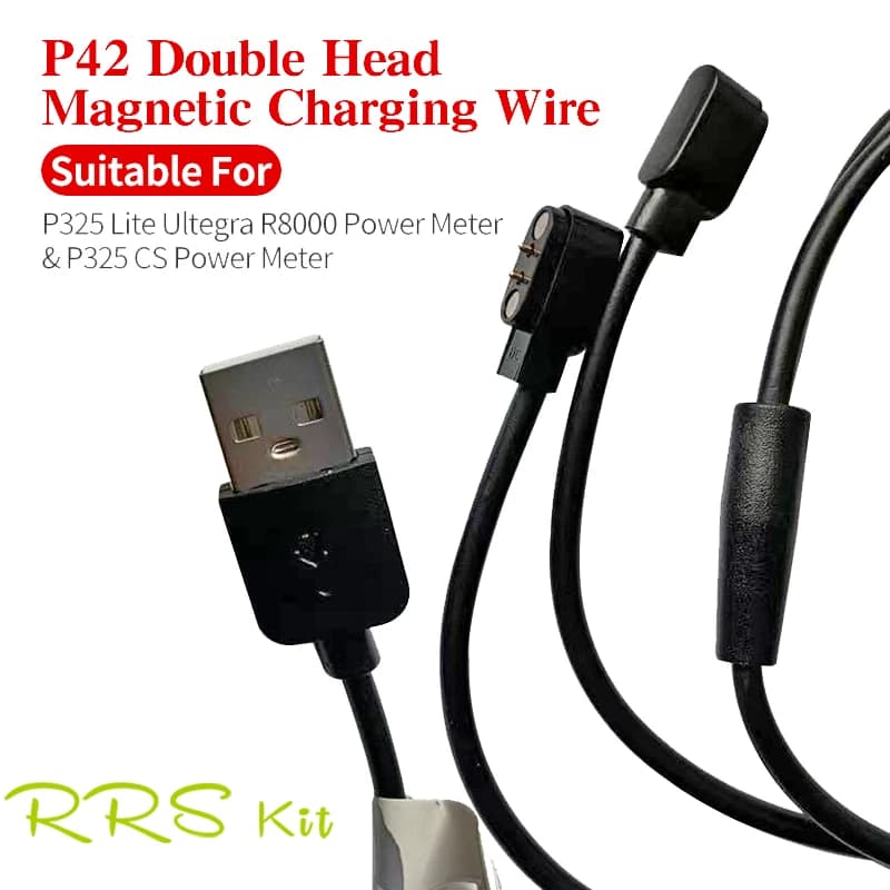 Magene Original Power Meter Charging Cable For P325 CS PES P505 Compatible P325 Lite Ultegra R8000 Dual-Head Magnetic Charging
