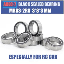 10Pcs MR115RS MR83RS Kit 20pcs 5*11*4 3*8*3 mm MR115-2RS Miniature Ball Bearings Blue Sealed MR83 2RS for RC Models/Motors