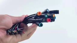 2/3/4/5/6Pin Male Female Cable Ebike Display Cable Connector Wire For Electric Scooter Sensor Electric Bicycle Butt Joint Plug
