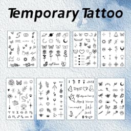 Small Pattern Waterproof Temporary Tattoo Stickers, Long-lasting Waterproof for One to Two Weeks, Finger Tattoos for Women.