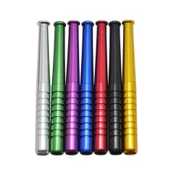 1/5/10pcs 78mm Aluminum Alloy Straw Light-weight Metal Pipe Straw Tube Cool Gadget for Men