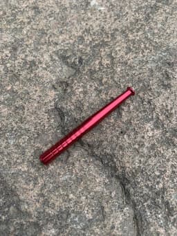 1/5/10pcs 78mm Aluminum Alloy Straw Light-weight Metal Pipe Straw Tube Cool Gadget for Men
