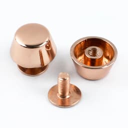 Meetee 10-50Pcs Metal Rivet Screw Buckles Handbag Bottom Protecting Feet Nail Bucket Flat Studs Bag Purse DIY Leather Craft