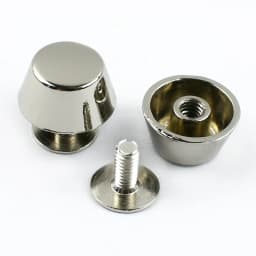Meetee 10-50Pcs Metal Rivet Screw Buckles Handbag Bottom Protecting Feet Nail Bucket Flat Studs Bag Purse DIY Leather Craft
