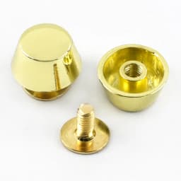 Meetee 10-50Pcs Metal Rivet Screw Buckles Handbag Bottom Protecting Feet Nail Bucket Flat Studs Bag Purse DIY Leather Craft