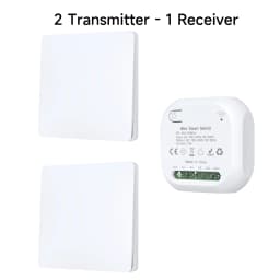 QX-305 Self-powered Required Light Switch 10A 110V-240V 1 Gang Kinetic Switch Wireless Remote Control Switch