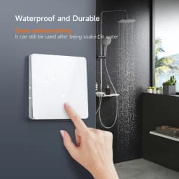 QX-305 Self-powered Required Light Switch 10A 110V-240V 1 Gang Kinetic Switch Wireless Remote Control Switch