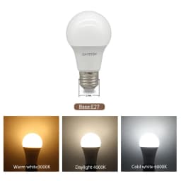 10pcs/lot LED Bulb E27 AC 110V 220V 3W 8W 9W 12W 15W 18W 20W 24W LED A60 G45 Lamp Saving Cold Warm White Bulbs for Home Light